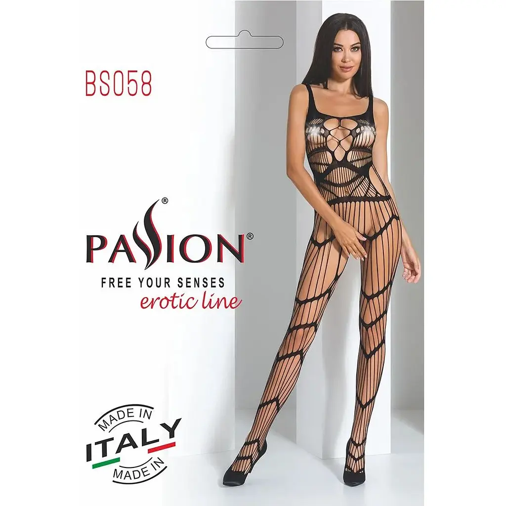 Бодістокінг Passion BS058 Black - фото 7
