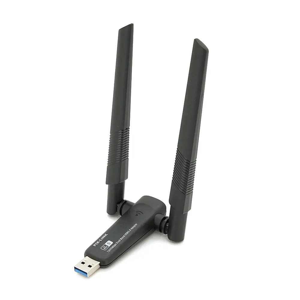 Бездротовий мережний адаптер Wi-Fi-USB LV-UAC21, AC600, з подвійною антеною, 802.11 a/с, 600MB, Box - фото 2