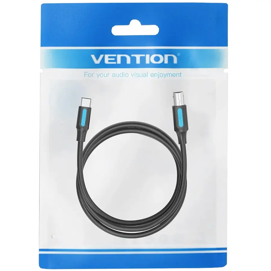 Кабель USB 2.0 Type-C M - USB BM, 2.0 м 2.4А Printer cable Vention - фото 3