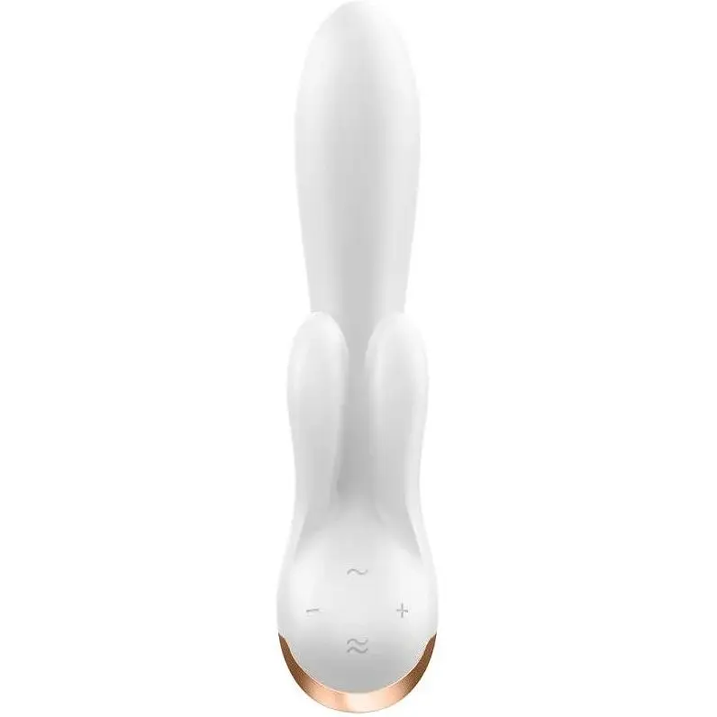 Смарт вибратор-кролик с двойным отростком Satisfyer Double Flex - фото 2