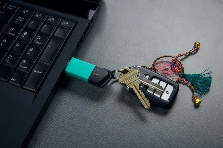 USB флеш-накопичувач Kingston DataTraveler Exodia M 256GB USB-A 3.2 Gen 1 Black/Teal (DTXM/256GB) [69967] - фото 8