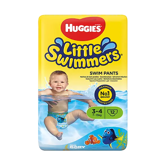 Підгузки-трусики для плавання Huggies Little Swimmers 3-4 (7-15 кг), 12 шт. - фото 2