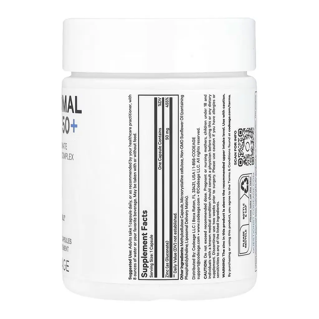 Вітаміни Liposomal Zinc - 100 vcaps - фото 2