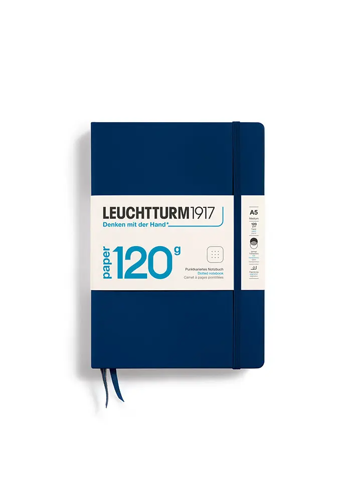 Блокнот Leuchtturm1917 120G Edition Середній Темно-синій крапка (372383) - фото 7