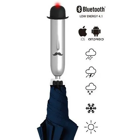 Смарт-парасолька Opus One Smart Umbrella Navi Blue - фото 5