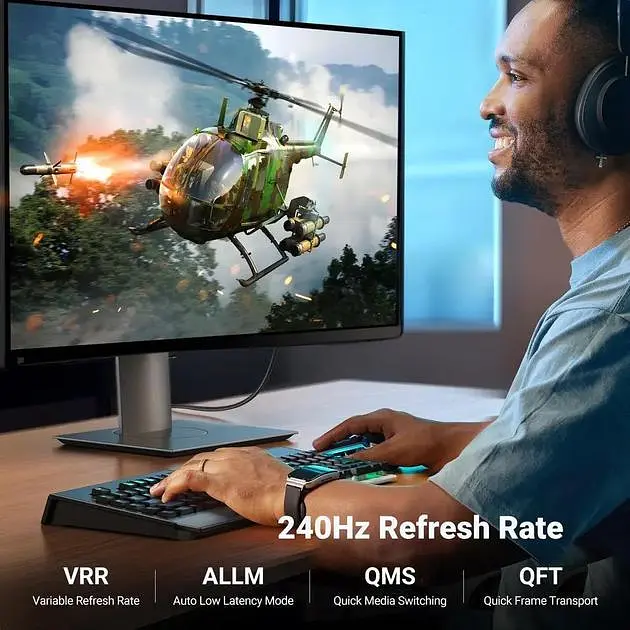 Кабель HDMI 8K Ultra HD UGREEN HD155 HDMI 2.1 HDR+ 3D 8K 60Hz (4K - 240Hz, 2k -144hz 165hz) VRR eARC DTS Dolby 48 Gbps для ПК TV - фото 3