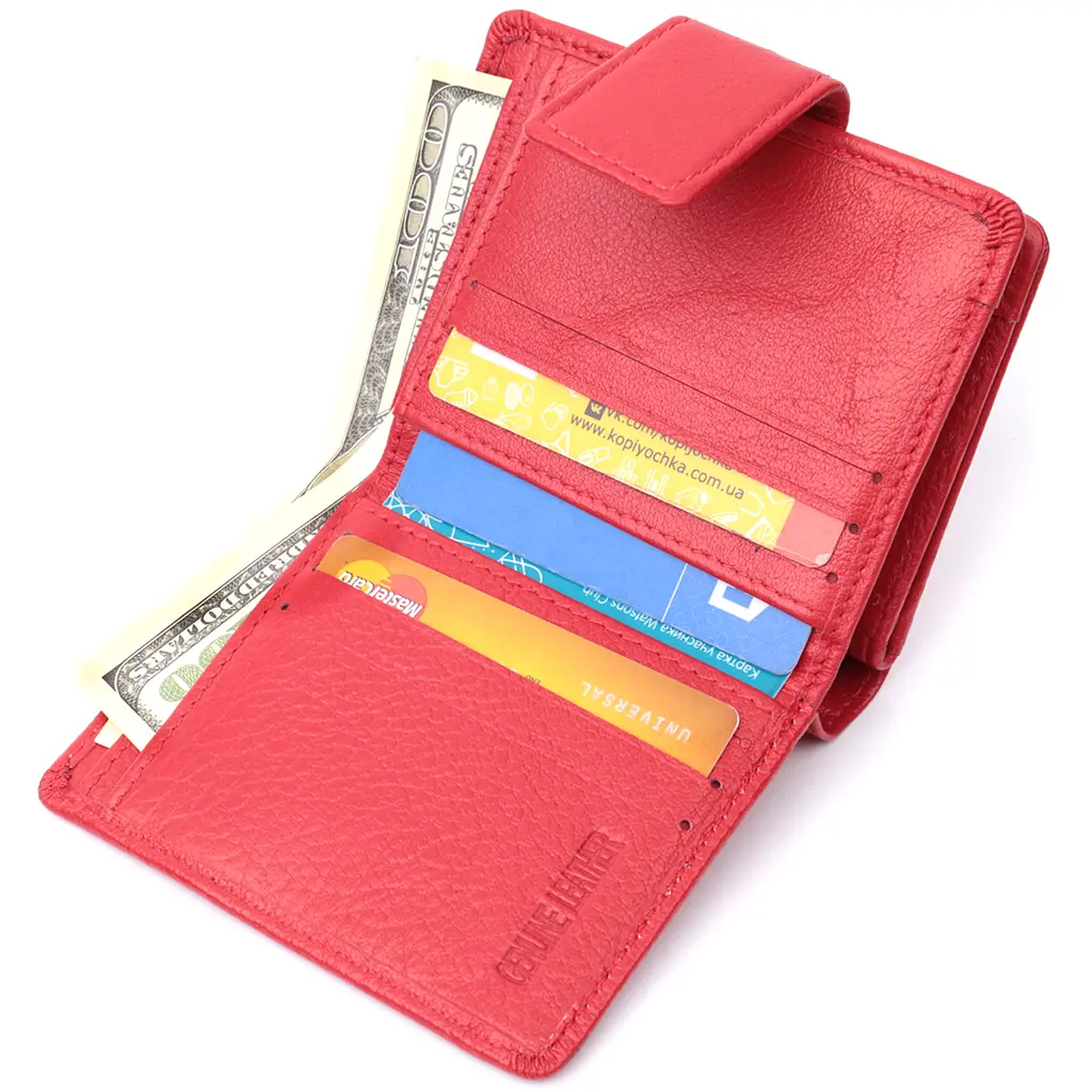 Жіночий шкіряний гаманець ST Leather 10х11.5х2.5 см acs0029428 - фото 6