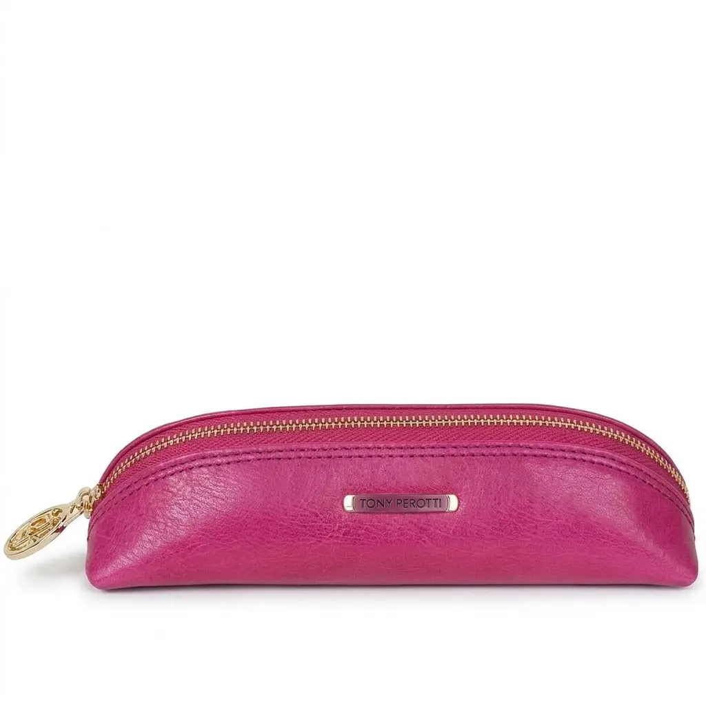 Футляр для окулярів Tony Perotti натуральна шкіра Topkapi 3460S geranio (90104) Рожевий