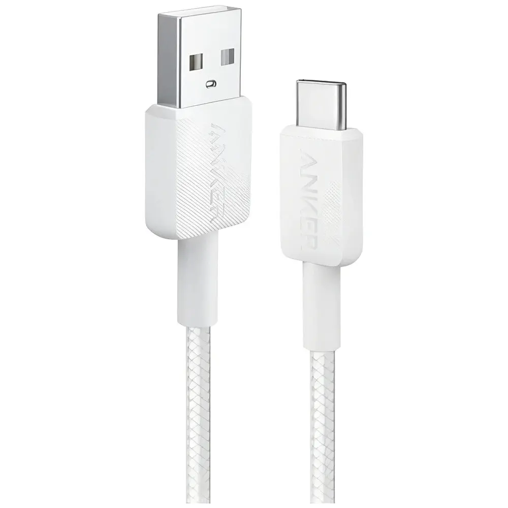 Кабель Anker 322 USB-A - USB-C, 1.8м, Білий (A81H6H21) - фото 4