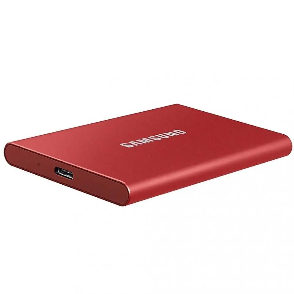 Внешний SSD накопитель Samsung T7 1 TB Red [MU-PC1T0R/WW] [53624] - фото 6