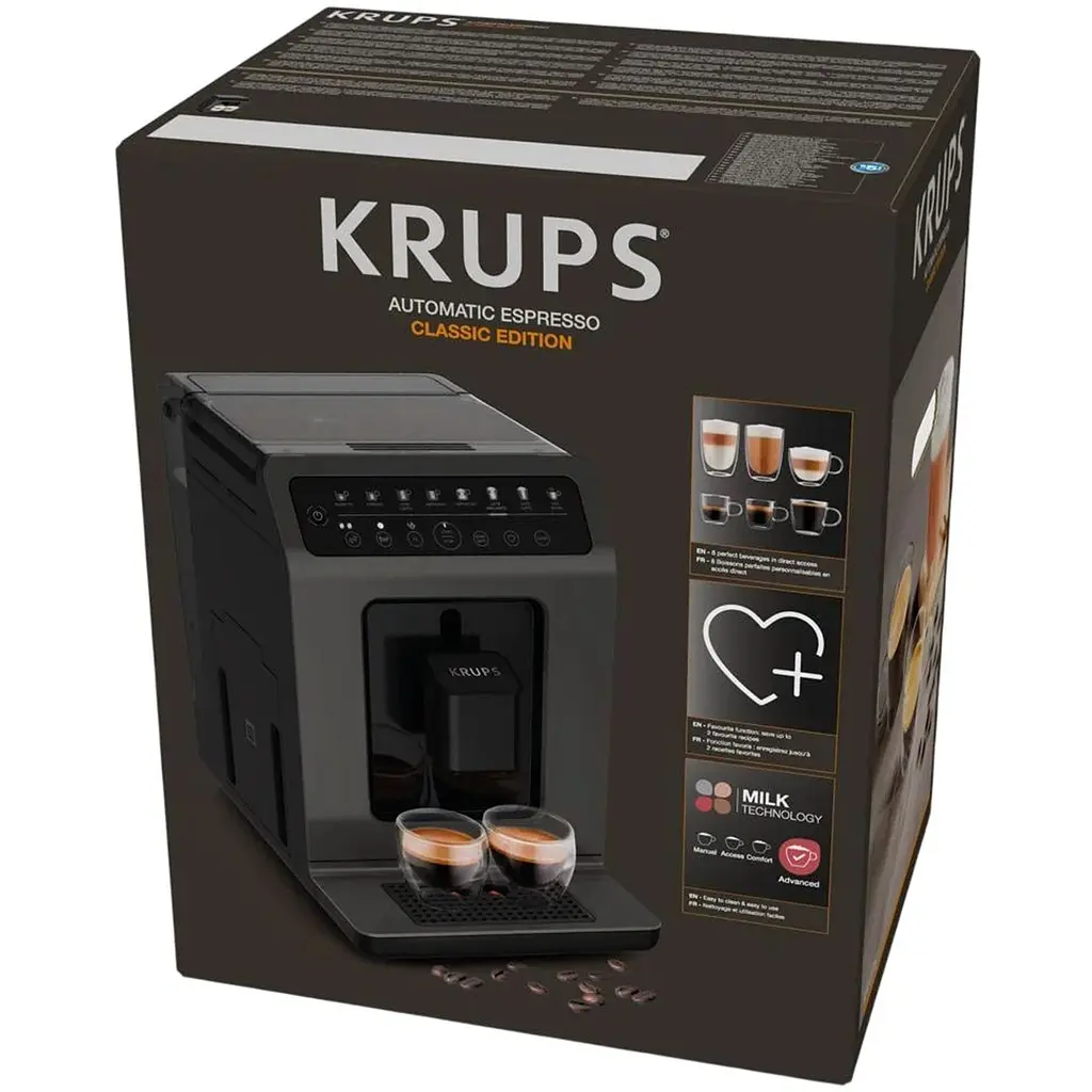 Кофемашина Krups Evidence Classic Black (EA89ZB10) - фото 12