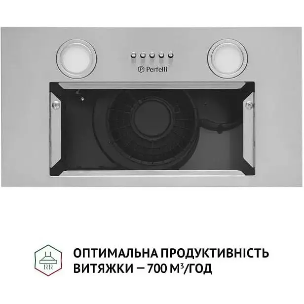 Вытяжка встроенная Perfelli BI 5252 I 700 LED - фото 6