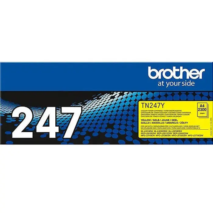 Brother TN-247Y, Yellow, 2300 сторінок - фото 3