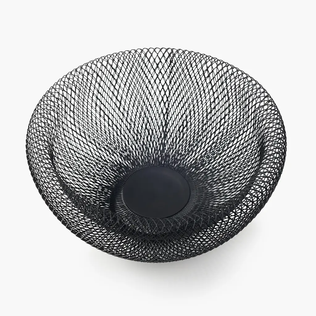 Корзина для фруктов MBM Home металлическая 245x125 мм черная (KP-143 S BLACK) - фото 2