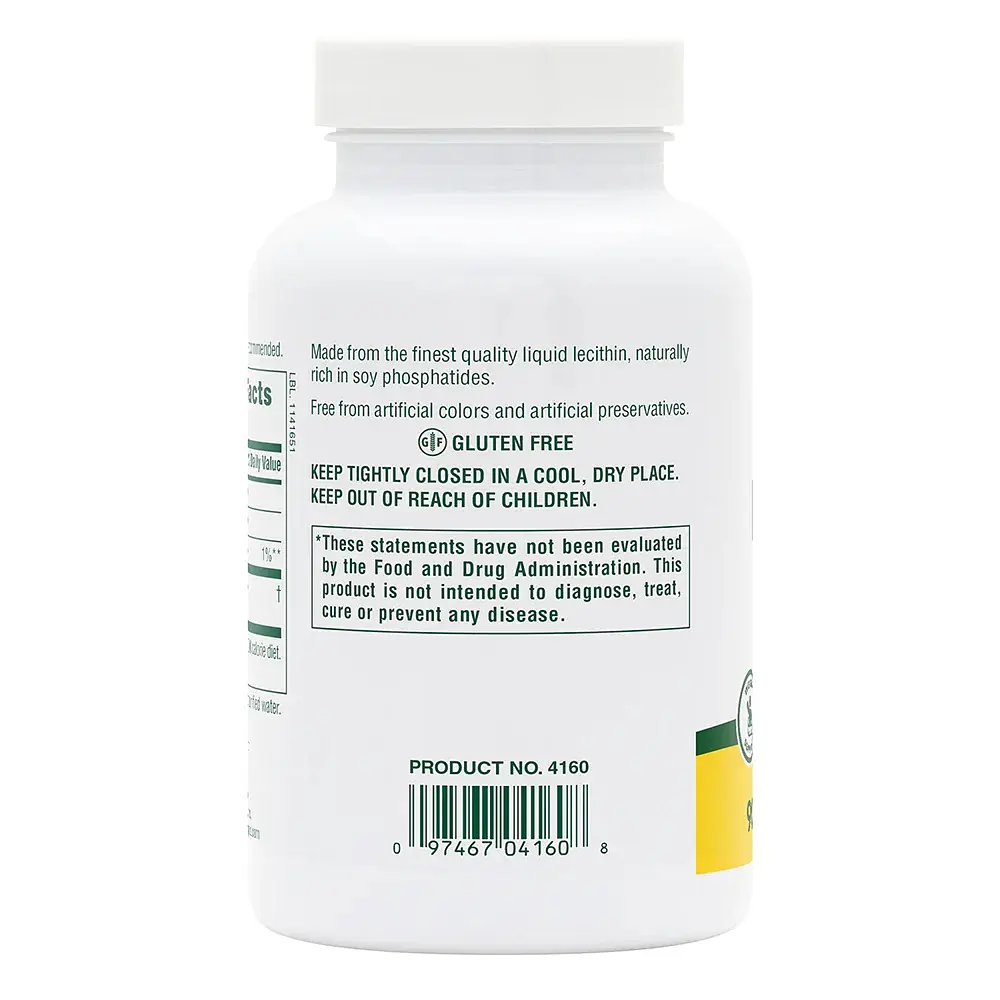 Натуральная добавка Natures Plus Lecithin 1200 mg, 90 капсул - фото 3