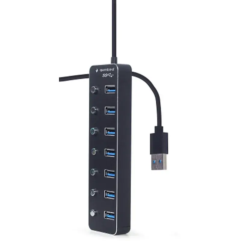 Концентратор Gembird USB 3.0 7 ports (UHB-U3P7P-01) - фото 3