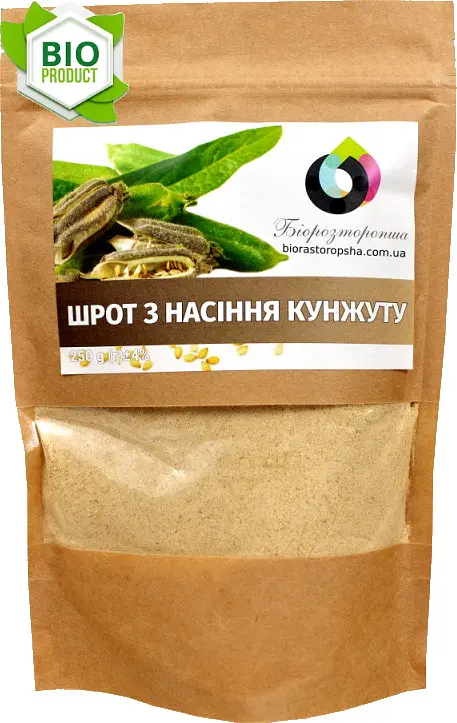 Шрот з насіння кунжуту (250g) "Біорозторопша"