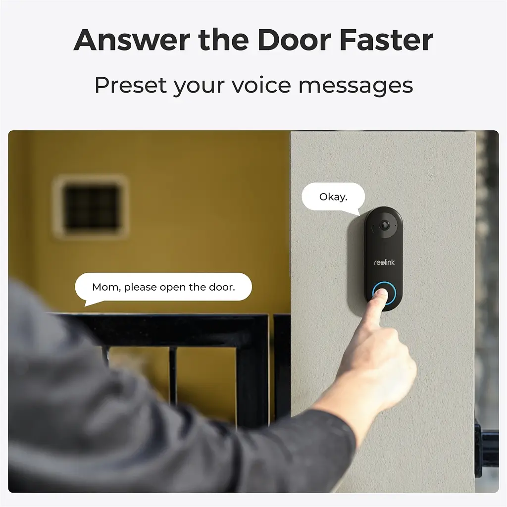 Відеодзвінок Reolink D340P (Video Doorbell PoE) - фото 5