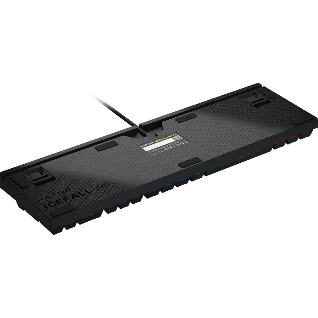 Клавиатура Hator Icefall Mecha Rainbow USB Black (HTK104UA) [136479] - фото 5