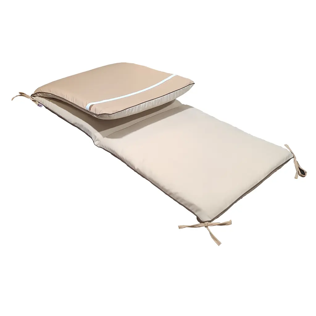 Матрас для шезлонга Ost-Fran Trio бежевый тексилк 2737, 189x58x5 см - фото 3