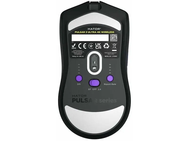 Миша Hator Pulsar 3 Ultra 4K Wireless Black (HTM680) - фото 4