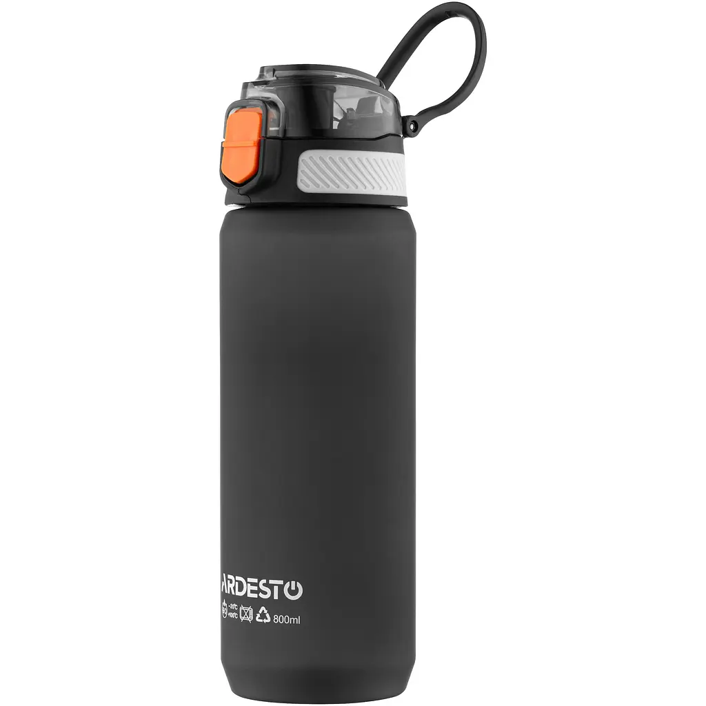 Пляшка для води Ardesto Matte 800 мл чорна (AR2281ML) - фото 4