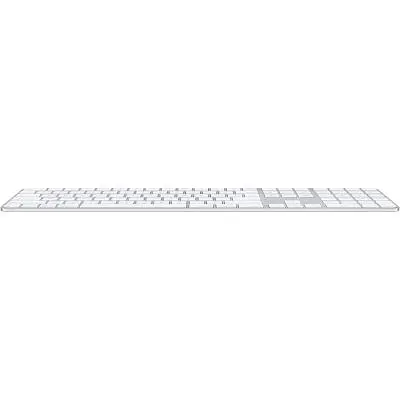 Клавіатура Apple Magic Keyboard with Touch ID Bluetooth/USB UA White (MXK73UA/A) - фото 3