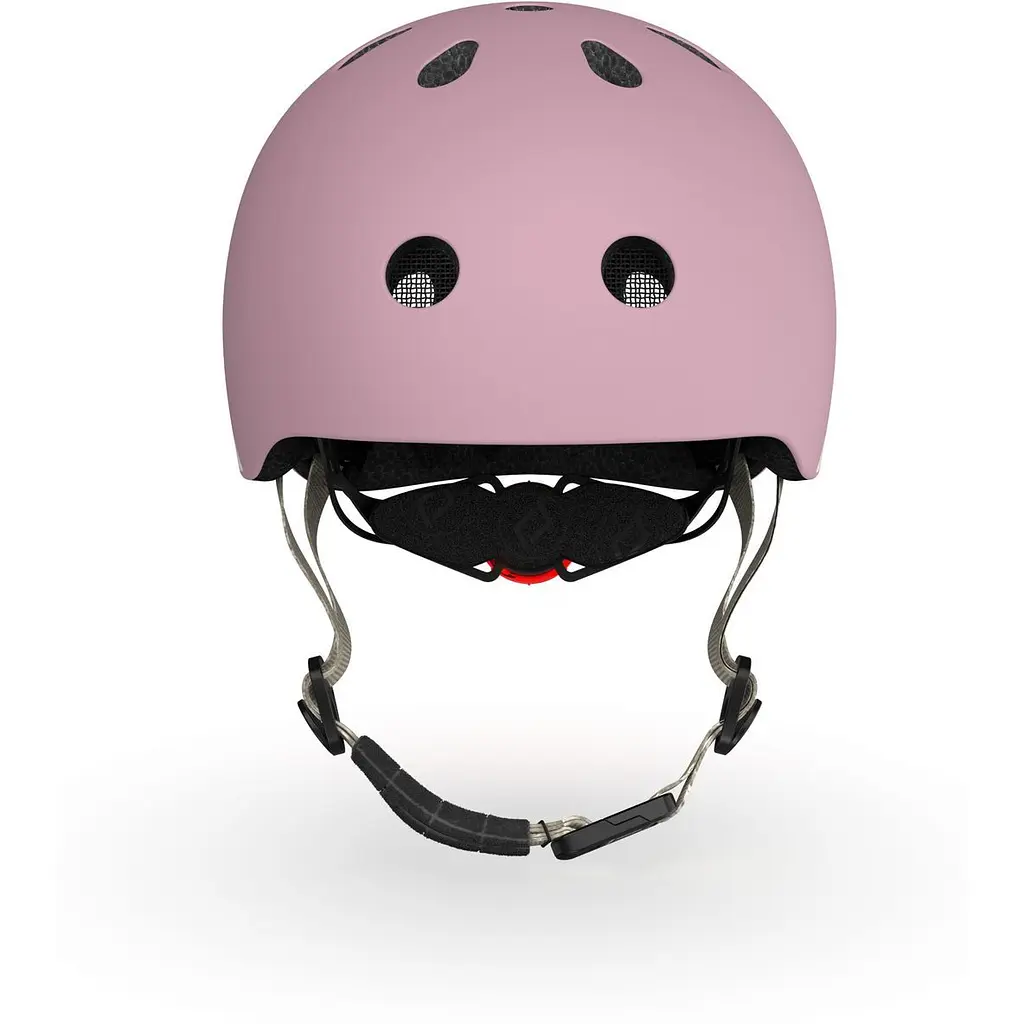 Шлем защитный детский Scoot and Ride с фонариком 45-51 см пастельно-сиреневый (SR-181206-WILDBERRY) - фото 2