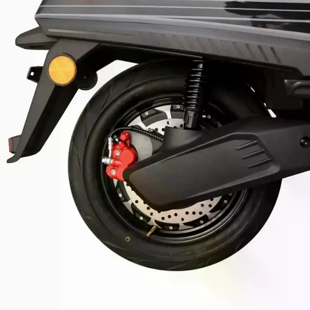 Электроскутер Двухместный Crosser CR22 (2500W, 72V/35Ah) Черный - фото 5
