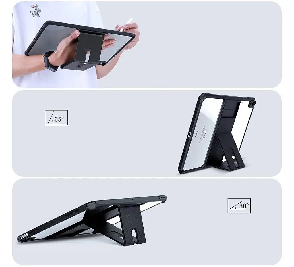 Чехол-накладка BeCover Xundd Stand для Apple iPad Air 13" M2/M3 (2024/2025) Black (713250) - фото 5
