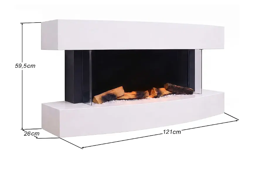Електрокамін ArtiFlame Lofoten AF48 з 3D-ефектом полум’я, обігрівом та Wi-Fi керуванням - фото 3