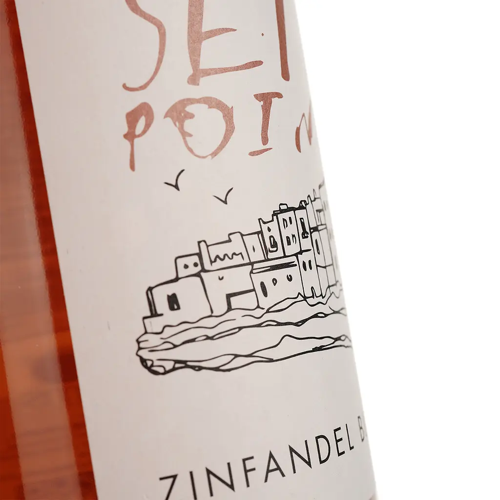 Вино Hallgarten Sunset Point Zinfandel Blush Rose, розовое, полусухое, 0,75 л - фото 3
