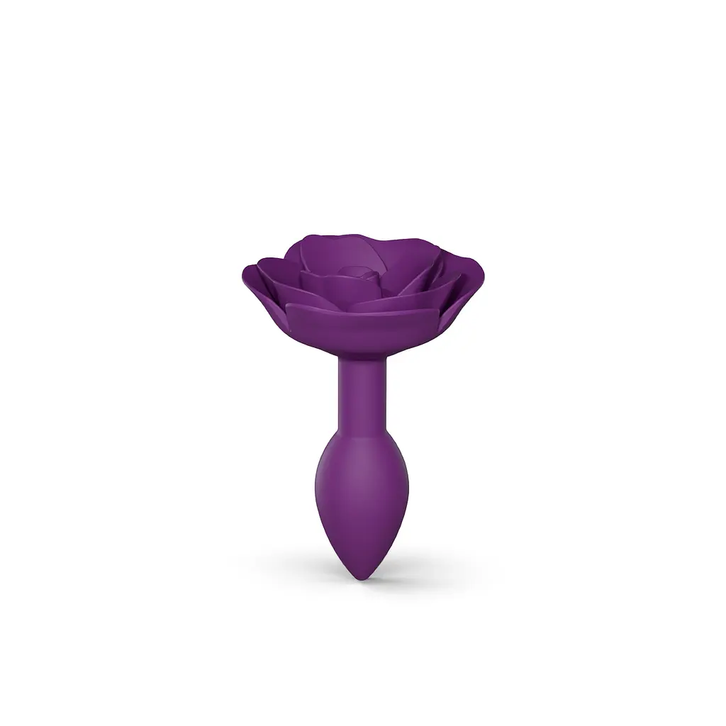 Силіконова анальна пробка Love To Love OPEN ROSES - PURPLE RAIN, S SIZE Love To Love SO5985 93156