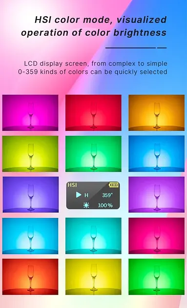 Видеосвет Ulanzi Vijim Light UV-2587 VL120RGB White - фото 6