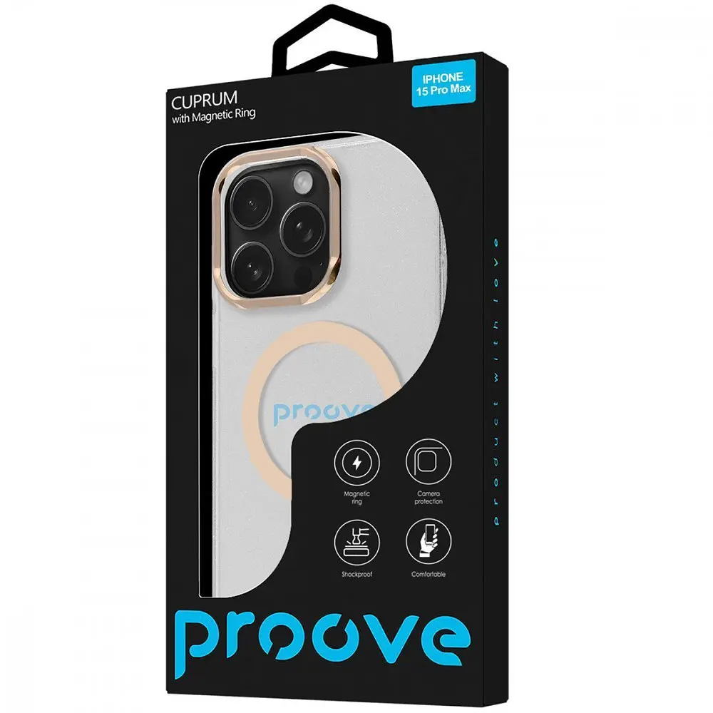 Чохол Proove Cuprum Case with Magnetic Ring iPhone 15 Pro Max в асортименті - фото 2