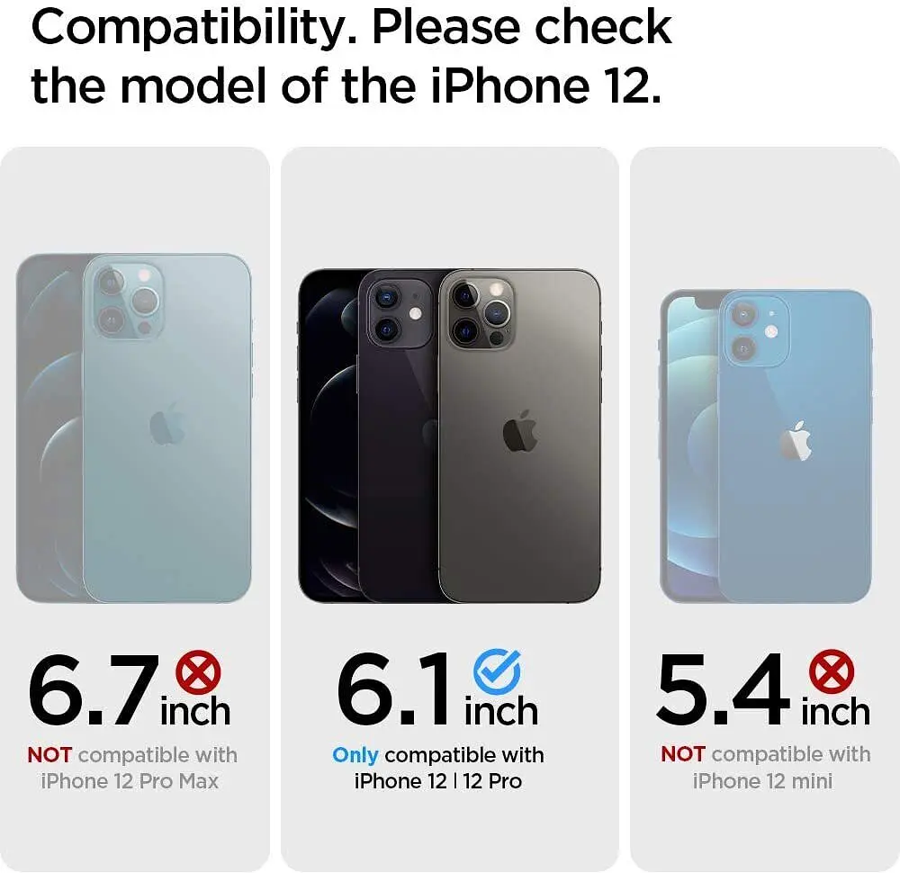 Чехол Spigen Liquid Air для iPhone 12 Pro/12 Matte Black (ACS01701) + защитное стекло - фото 12
