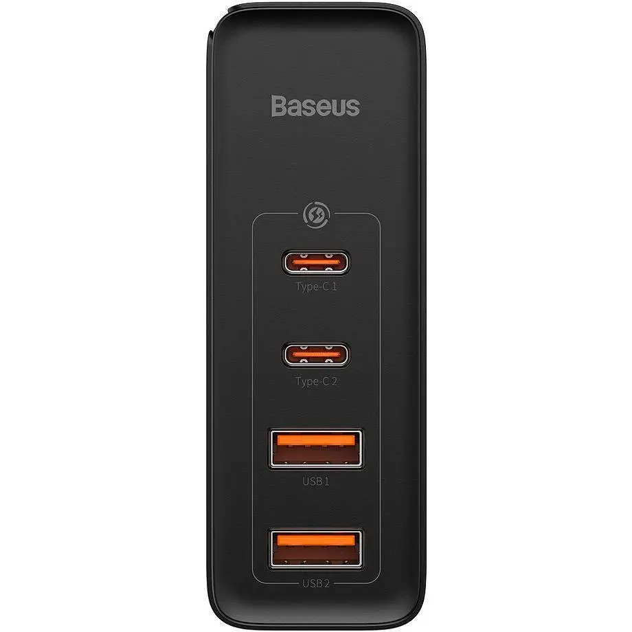 Мережевий зарядний пристрій Baseus GaN2 Pro Quick Charger 2C+2U 100W Black (CCGAN2P-L01) [79351] - фото 2