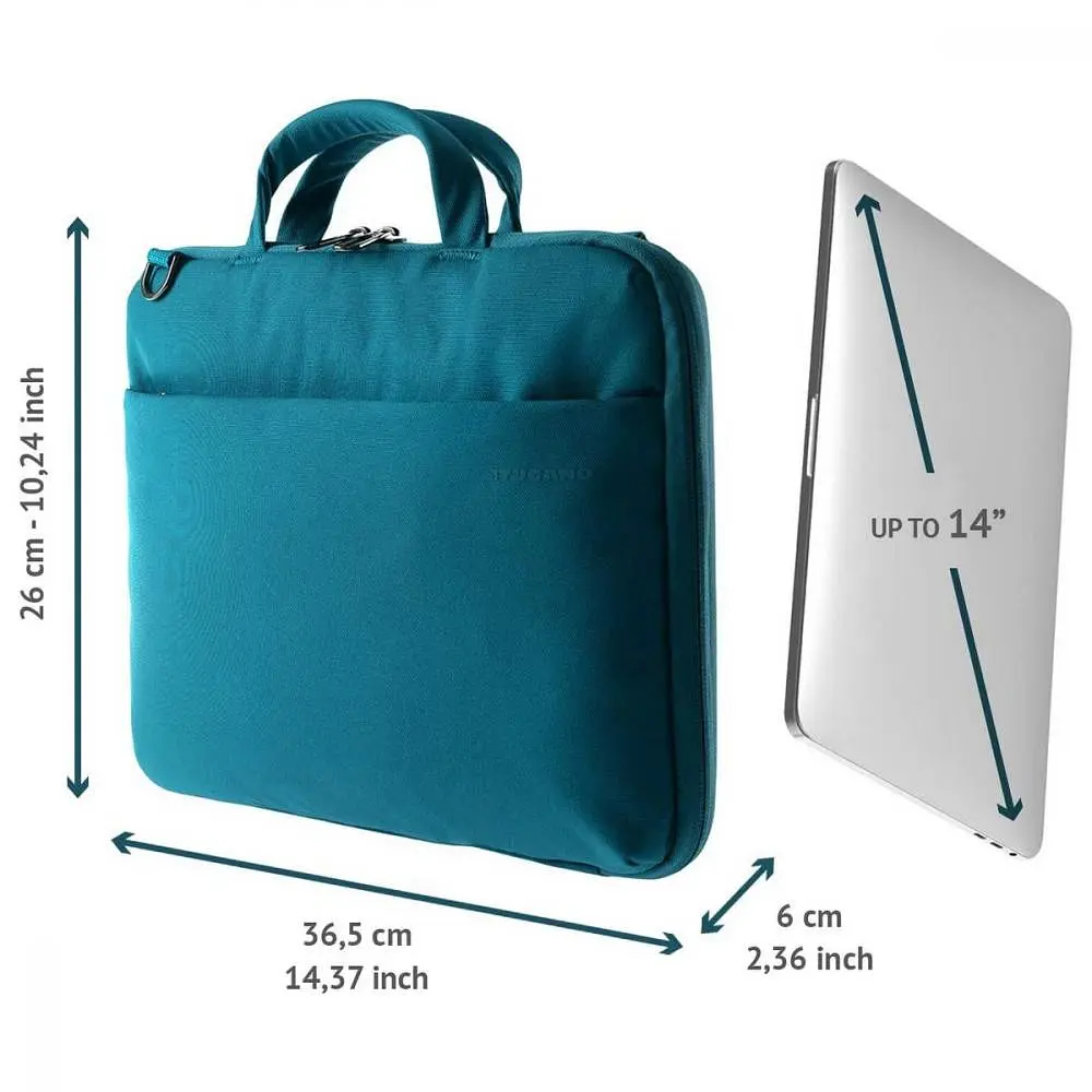 Сумка для ноутбука Tucano 14" Darkolor Light Blue (BDA1314-Z) - фото 6