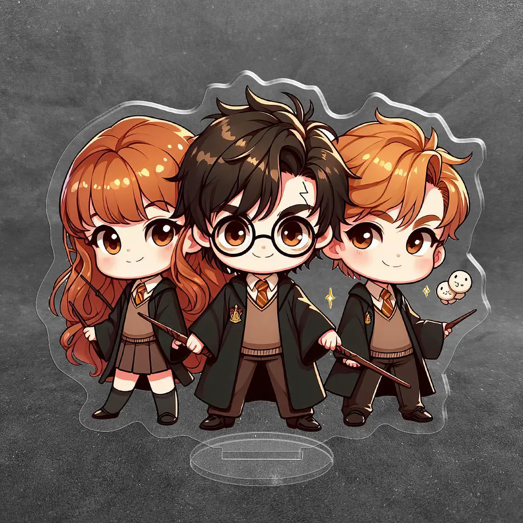 Акрилова колекційна фігурка Чібі Chibi Гаррі Поттер (Hogwarts) 1 10 см - фото 2