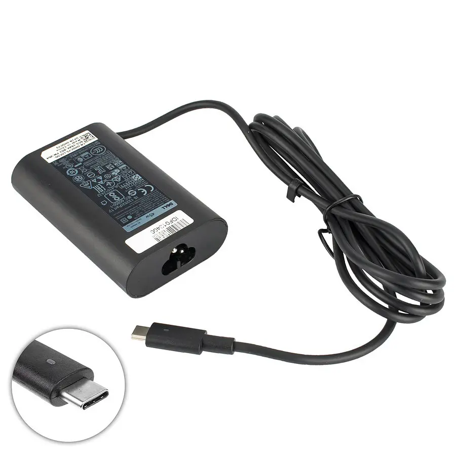 Блок живлення для ноутбука DELL TYPE-C 45W чорний OVALE