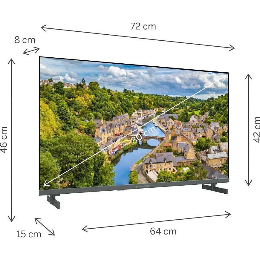 Телевізор Thomson G3S15C 32` QLED FullHD (32FQG3S15C) [157103] - фото 3