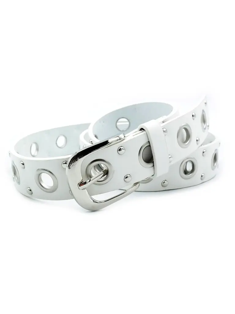 Жіночий ремінь Weatro 2,8 х 110 см Білий zhkz-28cm-033 (zhkz-28cm-033) - фото 3