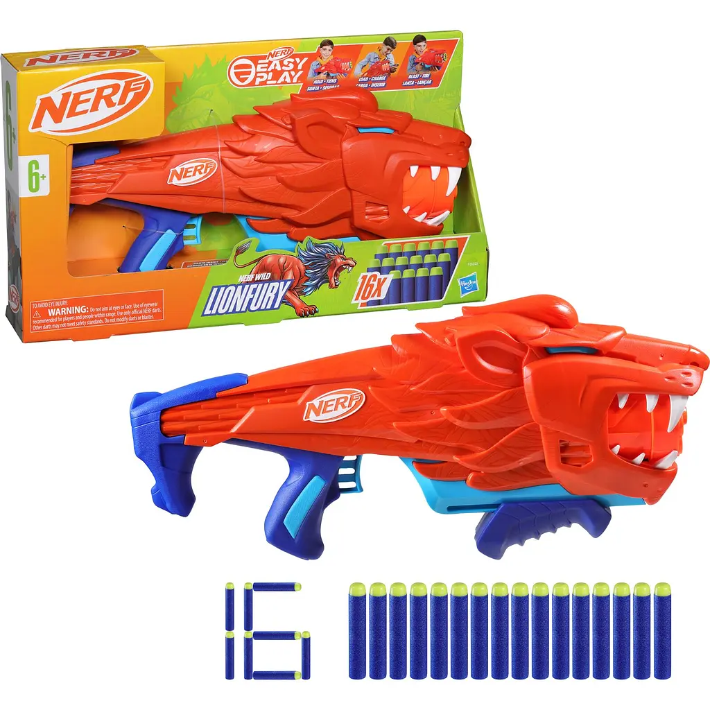 Бластер іграшковий Hasbro Nerf Wild Lionfury (F8646) - фото 3
