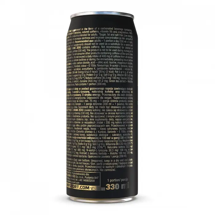 Передтренувальний комплекс Olimp R-Weiler Focus Drink Zero, 330 мл - Енергетик - фото 3