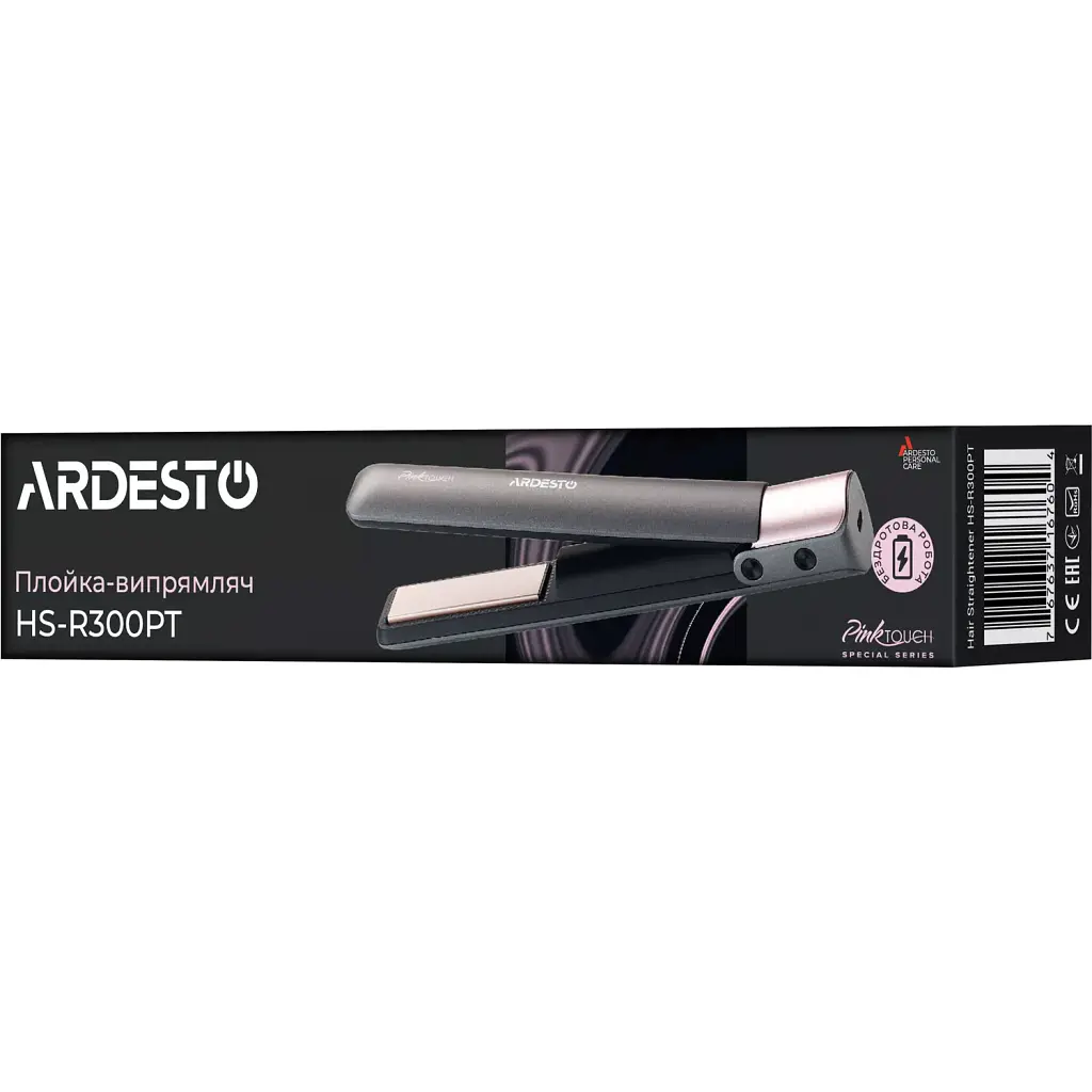 Выпрямитель Ardesto Pink Touch 50 Вт серо-розовый (HS-R300PT) - фото 12