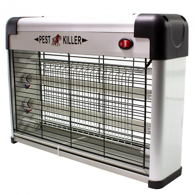 Електричний знищувач комах прилад для знищення комарів мух 42x8x26 см PEST KILLER BK-L30 потужністю 30 Вт - фото 4
