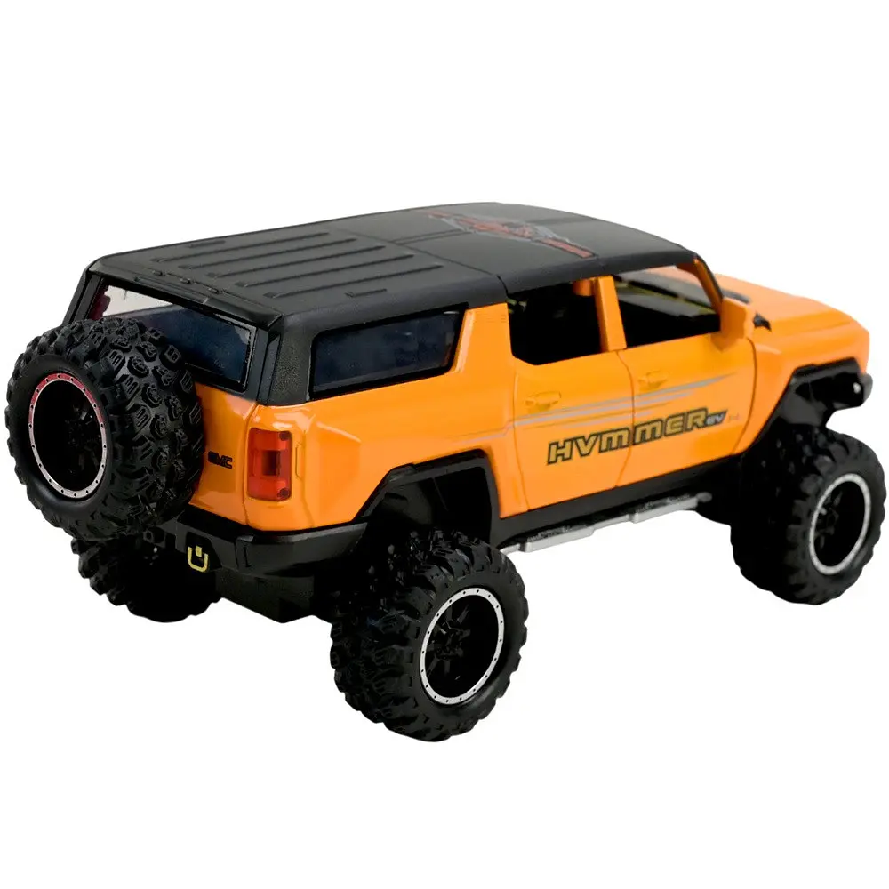 Колекційна металева модель автомобіля Автопром GMC Hummer EV з інерцією, світлом та звуком 1:24 - фото 4