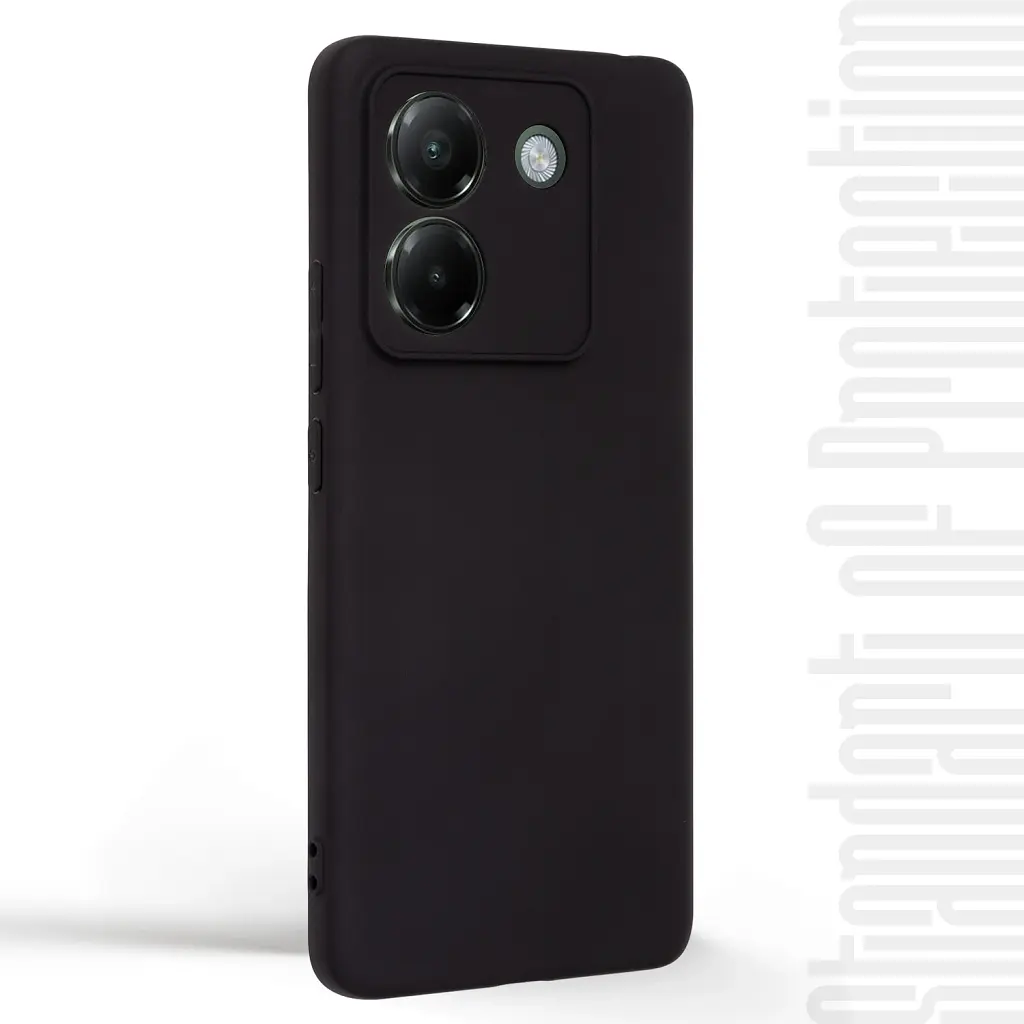 Чохол ArmorStandart Matte Slim Fit для Xiaomi Poco M7 Pro 5G Camera cover Black - фото 2