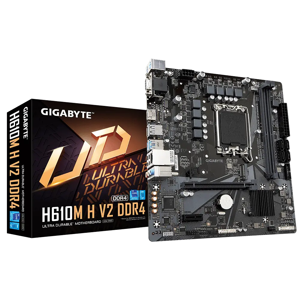 Mатеринська плата Gigabyte H610M H V2 LGA 1700 (H610M H V2) - фото 3