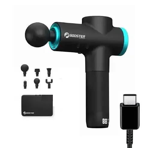 Масажер тригерних точок Booster М2 type-C 12V Massage Gun 2500 мАг (1400064700) - фото 2